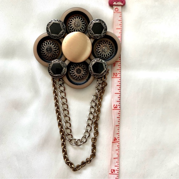 Handmade large brooch - Picture 2 of 4